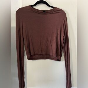 ⚡️3/$20⚡️ Basic ribbed/ cropped long sleeve t-shirt